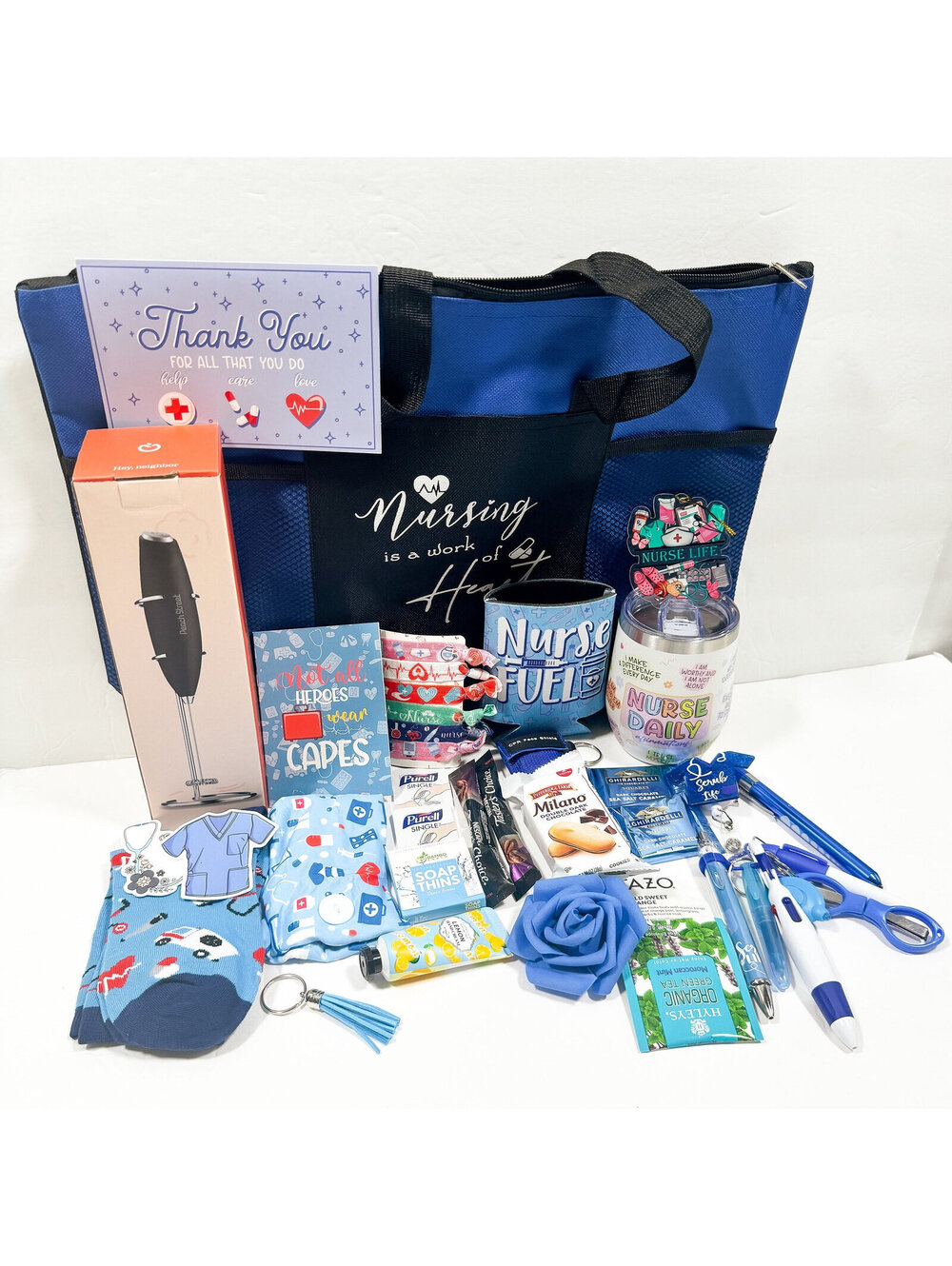 Luxury Nurse Appreciation Gift Set with Personalized Card